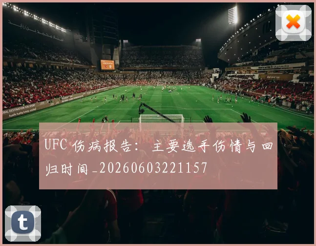 UFC 伤病报告：主要选手伤情与回归时间_20260603221157