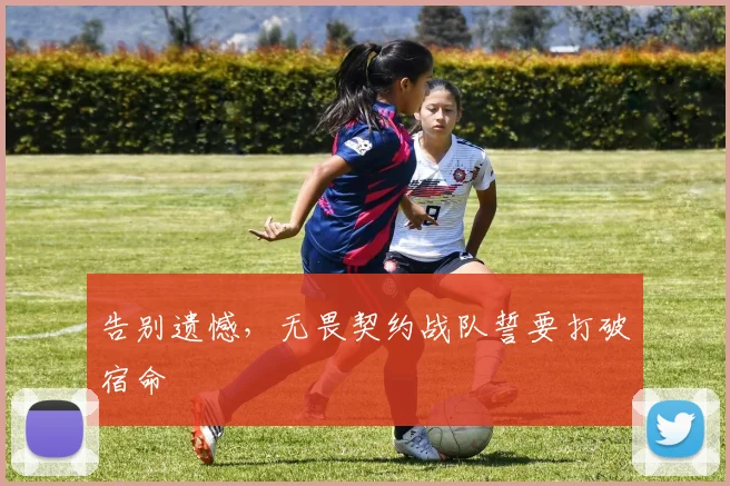 告别遗憾,无畏契约战队誓要打破宿命